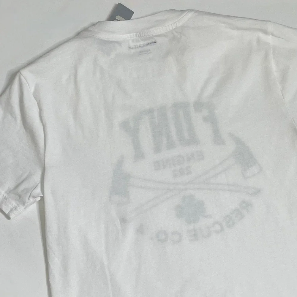 NWT!! J. CREW‎ Crewcuts Kids' FDNY Limited Edition Short Sleeve Shamrock L 10-11